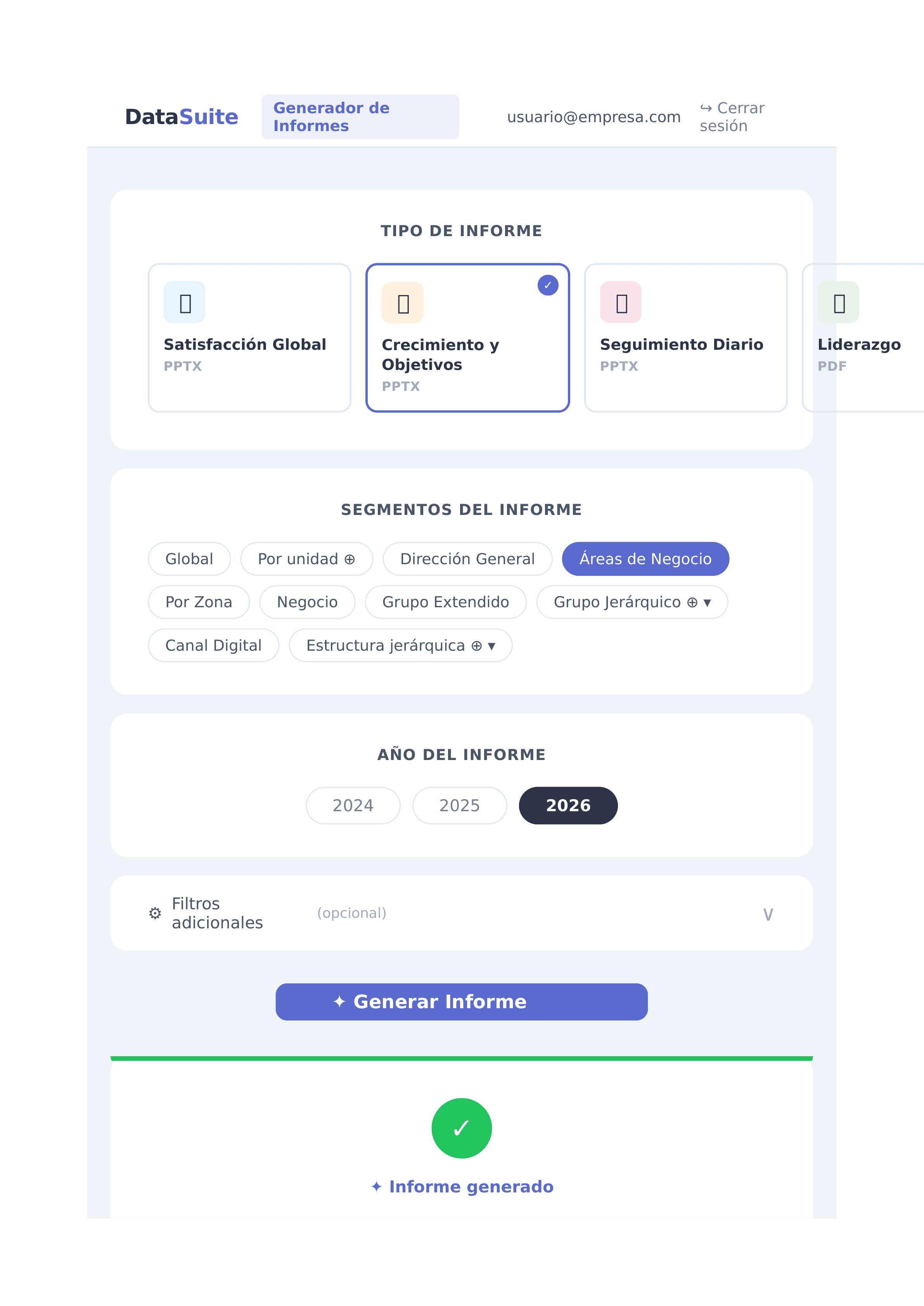 Generador de informes con IA