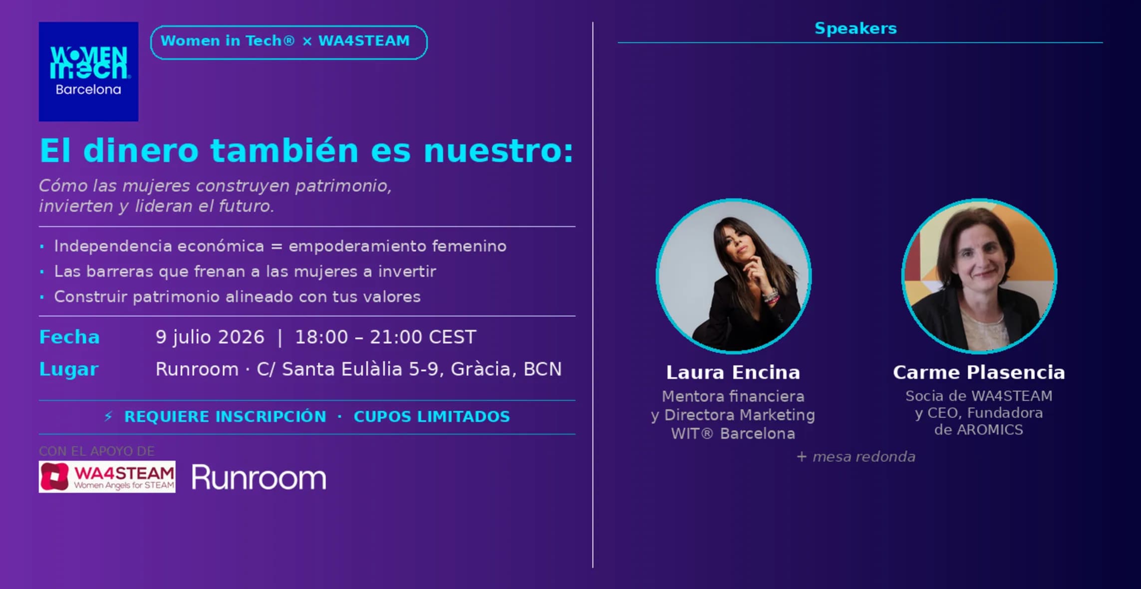Women in Tech Barcelona: The Money is Ours Too.