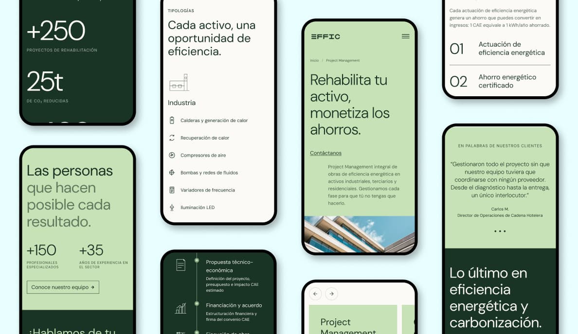Effic Design System mobile