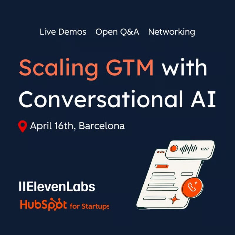 Scaling GTM with Conversation AI ft. ElevenLabs & HubSpot