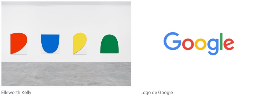 Ellsworth Kelly y logo Google